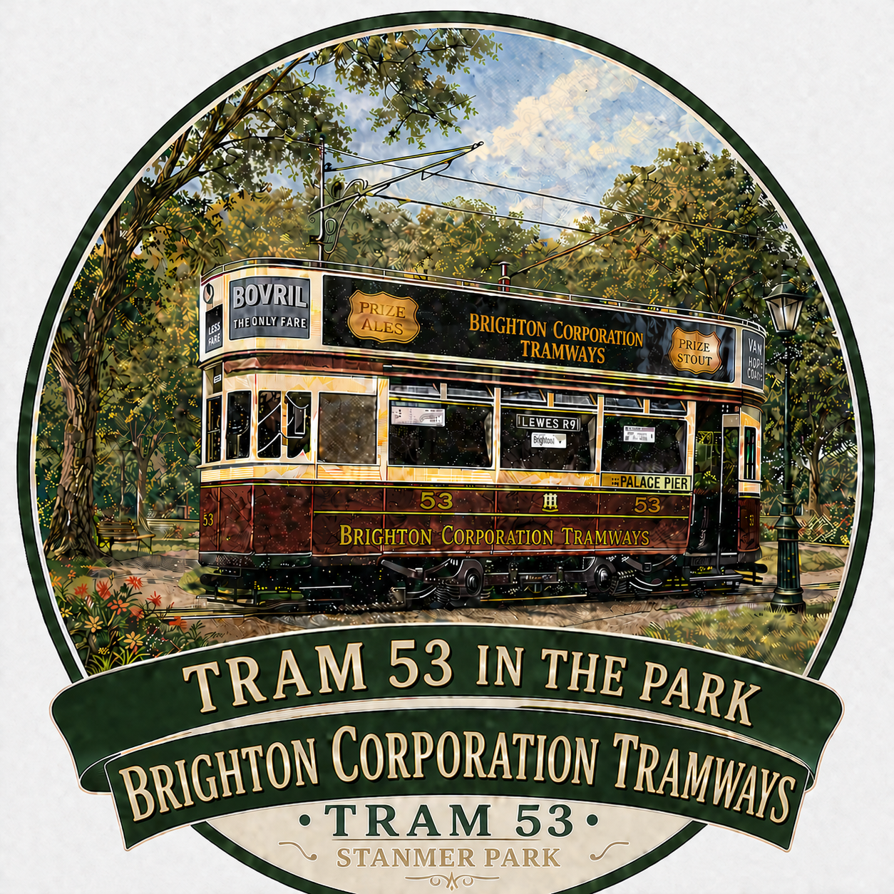 Stanmer Park, proposed permanent home of Brighton Tram 53