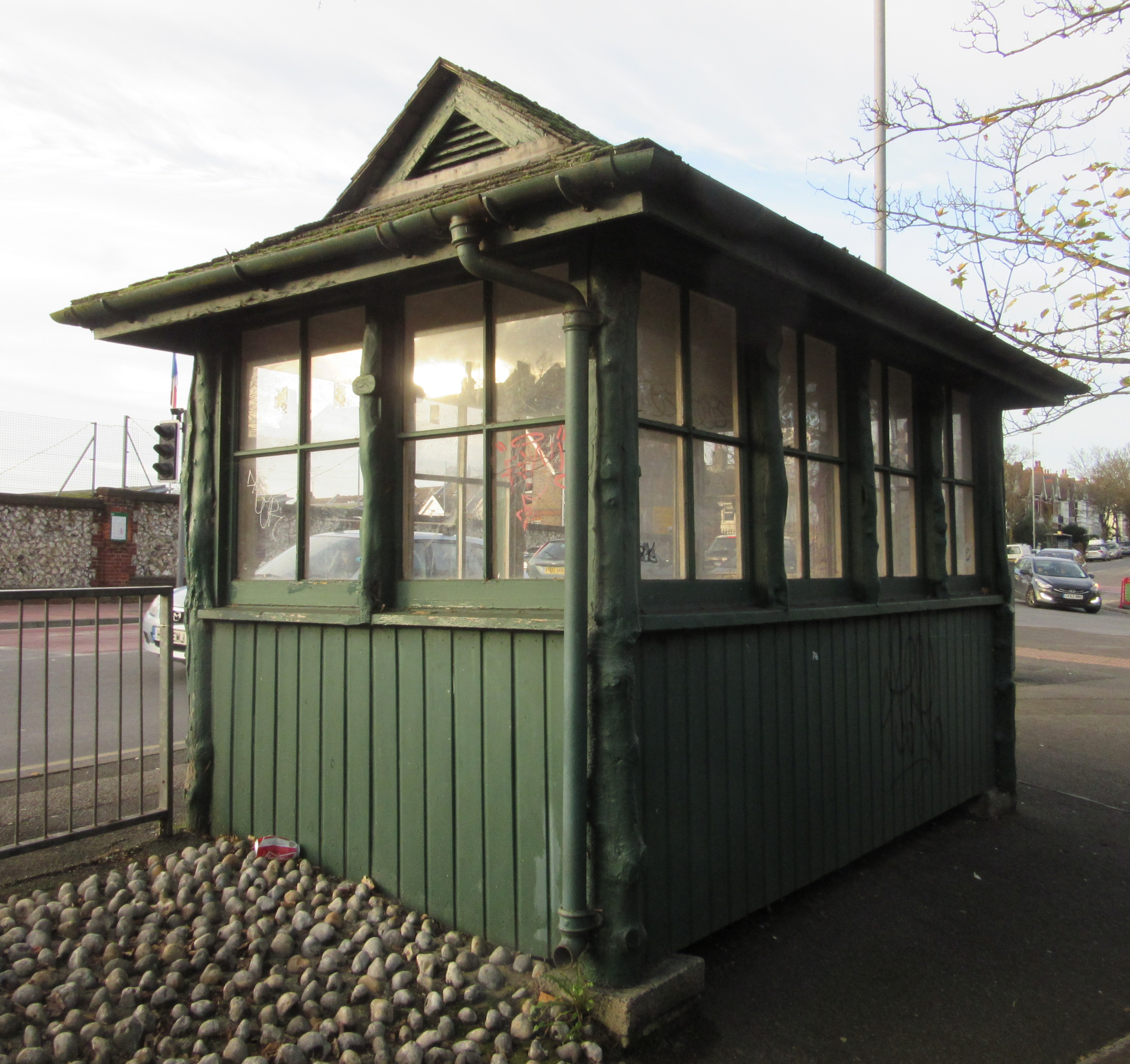 tramcar shelter